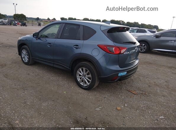 JM3KE2CY6G0672783 2016 MAZDA CX-5 Blue Հետևի ձախ