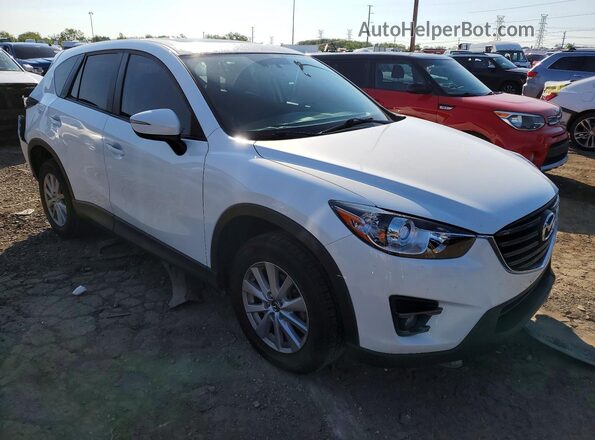 JM3KE2CY6G0797895 2016 MAZDA CX-5 White Delantero derecho