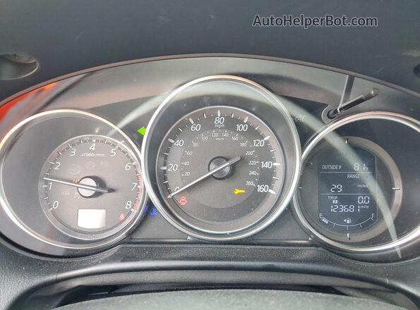 JM3KE2CY7G0744221 2016 MAZDA CX-5 Black Instrument cluster view