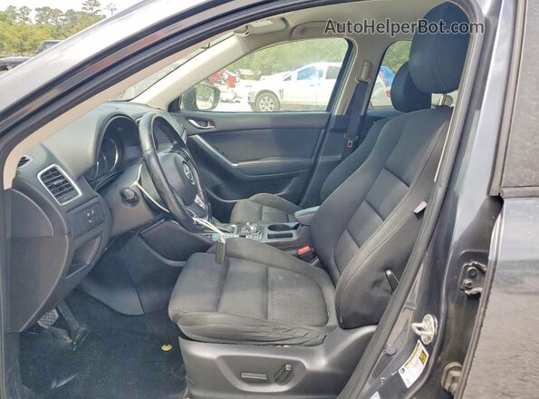 JM3KE2CY7G0744221 2016 MAZDA CX-5 Black Front interior view