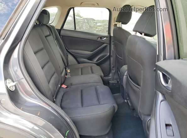 JM3KE2CY7G0744221 2016 MAZDA CX-5 Black Rear interior view