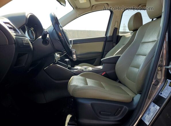 JM3KE2CY8G0909905 2016 MAZDA CX-5 Gray Вид салону спереду