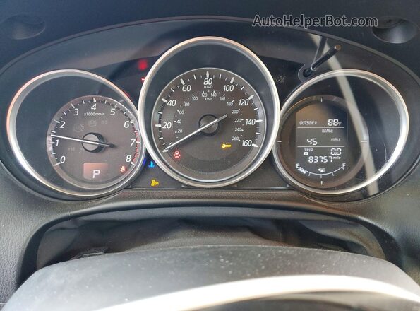 JM3KE2CY8G0909905 2016 MAZDA CX-5 Gray Вид щитка приладів
