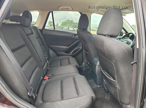 JM3KE2CYXG0789959 2016 MAZDA CX-5 Black Widok wnętrza z tyłu