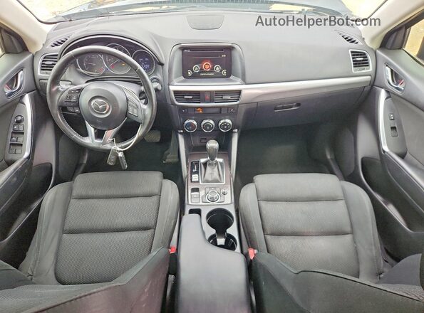JM3KE2CYXG0789959 2016 MAZDA CX-5 Black Widok deski rozdzielczej