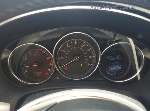 JM3KE2CYXG0900641 2016 MAZDA CX-5 Gray Widok zestawu wskaźników