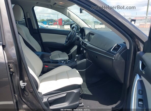 JM3KE2DY0G0797647 2016 MAZDA CX-5 Brown Vista interior delantera