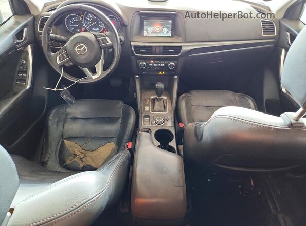JM3KE2DY0G0874629 2016 MAZDA CX-5 Gray Widok deski rozdzielczej