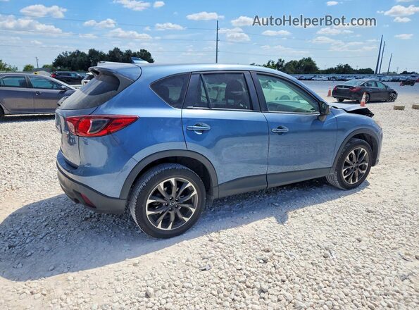 JM3KE2DY1G0715716 2016 MAZDA CX-5 Синий Задняя правая четверть
