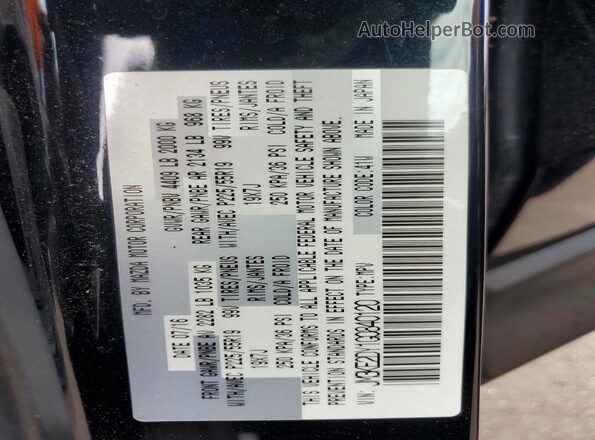 JM3KE2DY1G0840120 2016 MAZDA CX-5 Black Widok naklejki z numerem VIN