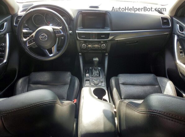 JM3KE2DY1G0846189 2016 MAZDA CX-5 Charcoal წინა პანელის ხედი