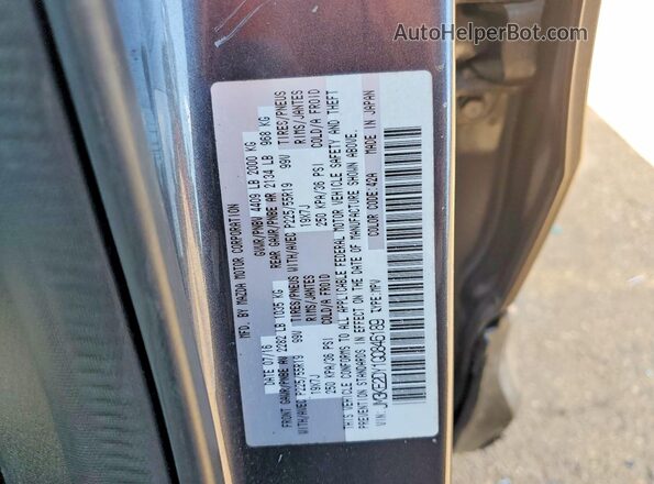 JM3KE2DY1G0846189 2016 MAZDA CX-5 Charcoal ძრავის განყოფილების ხედი
