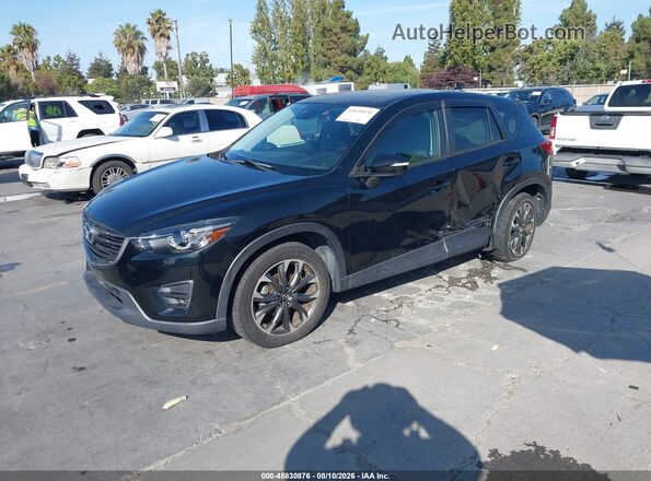 JM3KE2DY2G0723582 2016 MAZDA CX-5 Черный Передняя левая четверть