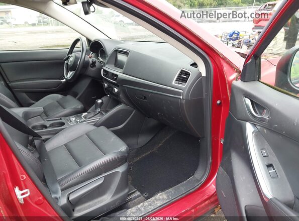 JM3KE2DY3G0670911 2016 MAZDA CX-5 Red Widok wnętrza z przodu