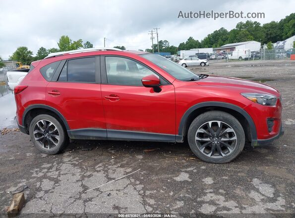 JM3KE2DY3G0670911 2016 MAZDA CX-5 Red Widok wnętrza z tyłu