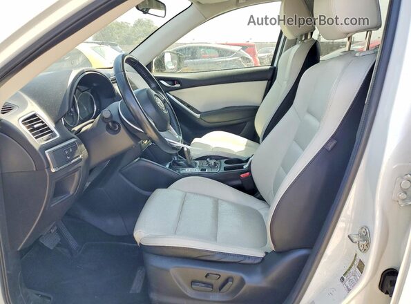 JM3KE2DY3G0706354 2016 MAZDA CX-5 White Widok wnętrza z przodu