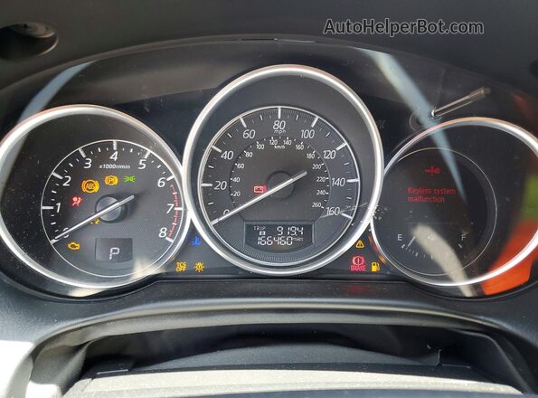 JM3KE2DY3G0804154 2016 MAZDA CX-5 Black Սարքավորումների վահանակի տեսք