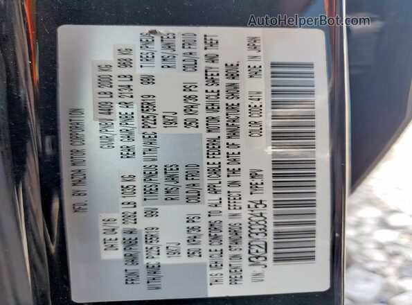 JM3KE2DY3G0804154 2016 MAZDA CX-5 Black VIN կոդի պիտակի տեսք