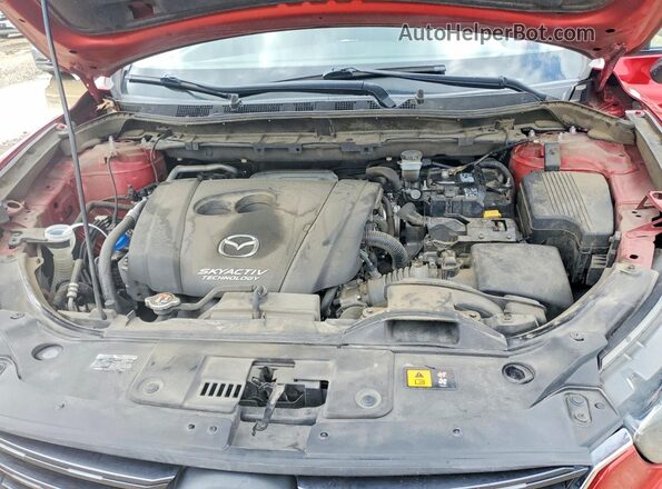 JM3KE2DY4G0675051 2016 MAZDA CX-5 Red Вид задньої частини салону