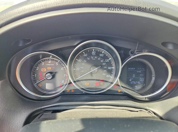 JM3KE2DY4G0719274 2016 MAZDA CX-5 White Vista del cuadro de instrumentos