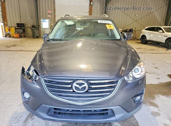 JM3KE2DY4G0868929 2016 MAZDA CX-5 Gray Դիմացի տեսք