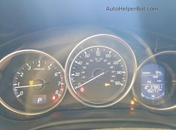JM3KE2DY4G0868929 2016 MAZDA CX-5 Gray Սարքավորումների վահանակի տեսք