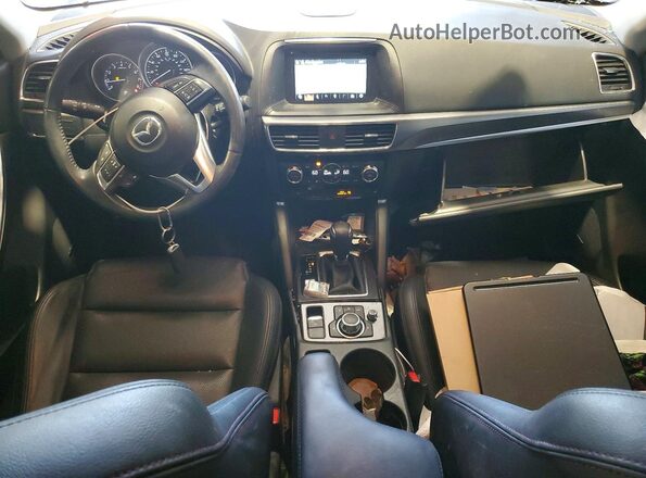 JM3KE2DY4G0868929 2016 MAZDA CX-5 Gray Առջևի վահանակի տեսք