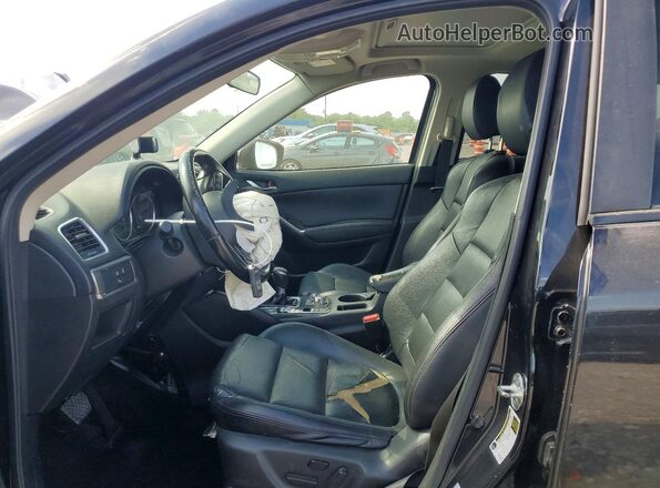 JM3KE2DY5G0708932 2016 MAZDA CX-5 Черный Вид салона спереди