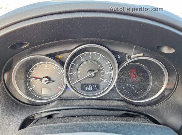 JM3KE2DY5G0910914 2016 MAZDA CX-5 White Instrument cluster view