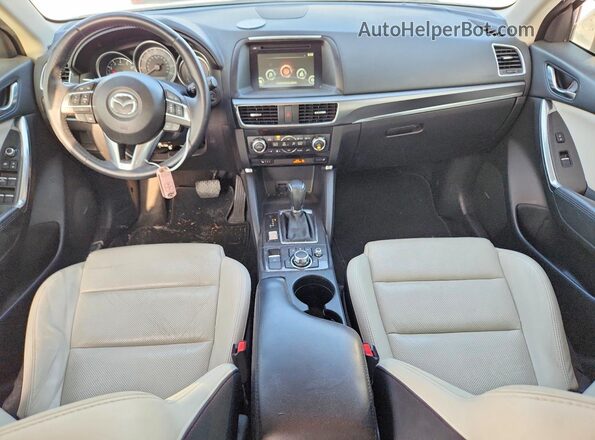 JM3KE2DY5G0910914 2016 MAZDA CX-5 White Dashboard view