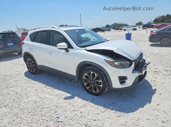 JM3KE2DY7G0635451 2016 MAZDA CX-5 Белый Передняя правая четверть