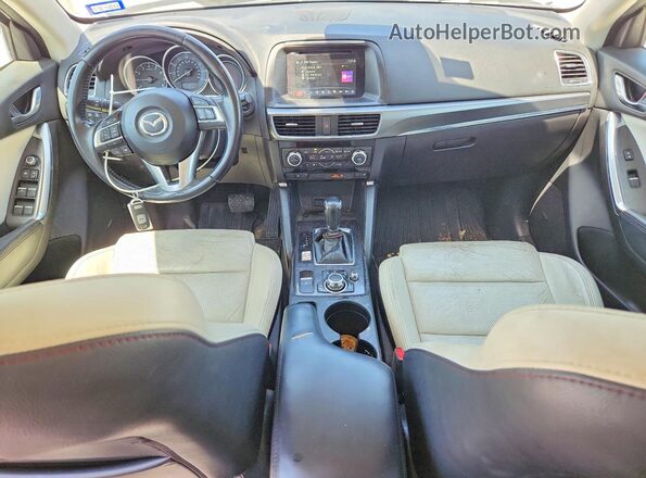 JM3KE2DY7G0635451 2016 MAZDA CX-5 Белый Вид панели приборов