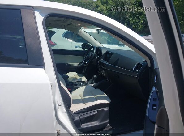 JM3KE2DY8G0639153 2016 MAZDA CX-5 White Սալոնի դիմացի տեսք