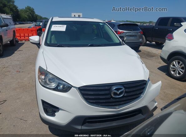 JM3KE2DY8G0639153 2016 MAZDA CX-5 White Սարքավորումների վահանակի տեսք