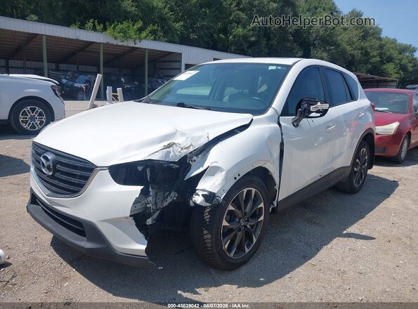 JM3KE2DY8G0639153 2016 MAZDA CX-5 White Առջևի ձախ երեք քառորդ տեսարան