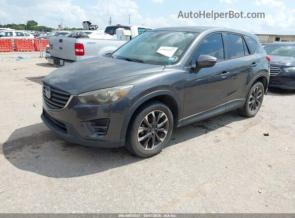 JM3KE2DY8G0713686 2016 MAZDA CX-5 Gray წინა მარცხენა ხედი სამი მეოთხედიდან