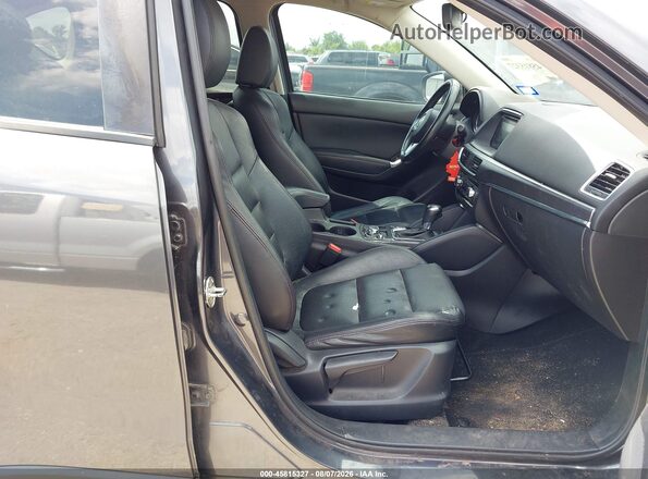 JM3KE2DY8G0713686 2016 MAZDA CX-5 Gray წინა სალონის ხედი