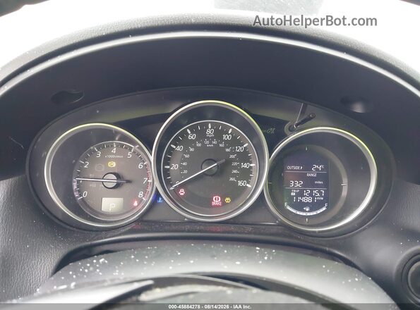 JM3KE2DY8G0818213 2016 MAZDA CX-5 Blue Widok tylnych siedzeń