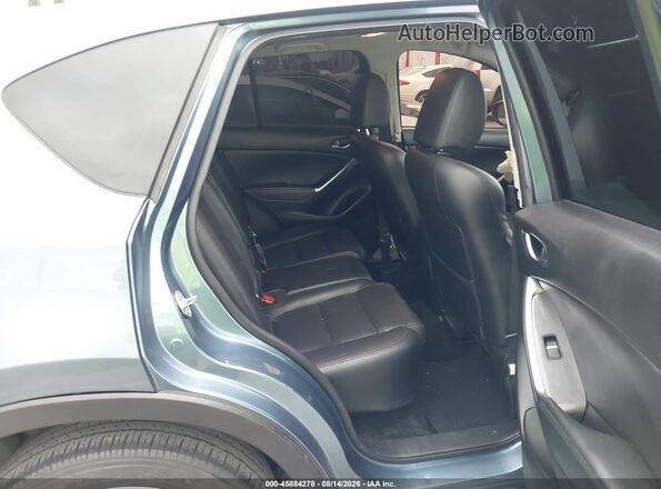 JM3KE2DY8G0818213 2016 MAZDA CX-5 Blue Widok naklejki z numerem VIN
