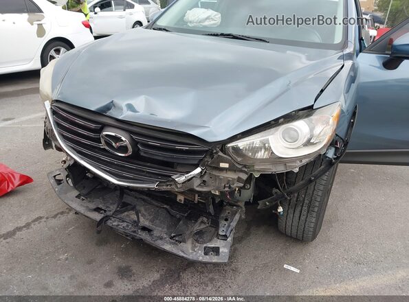 JM3KE2DY8G0818213 2016 MAZDA CX-5 Blue Widok z przodu