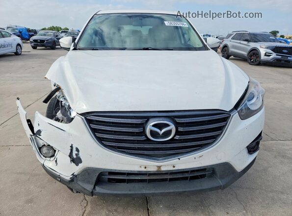 JM3KE2DY8G0852376 2016 MAZDA CX-5 White Դիմացի տեսք