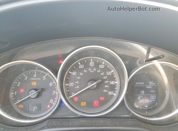 JM3KE2DYXG0641163 2016 MAZDA CX-5 Silver Instrument cluster view