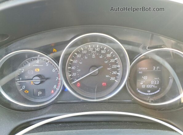 JM3KE4BE8G0608148 2016 MAZDA CX-5 Silver ხელსაწყოთა პანელის ხედი