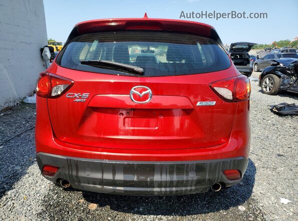 JM3KE4BY0G0793533 2016 MAZDA CX-5 Red Widok z tyłu