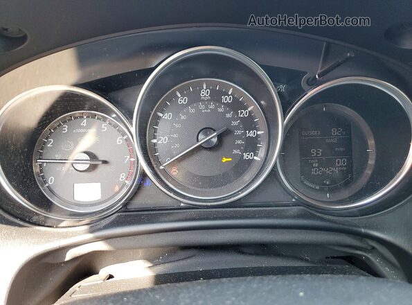 JM3KE4BY0G0793533 2016 MAZDA CX-5 Red Widok zestawu wskaźników