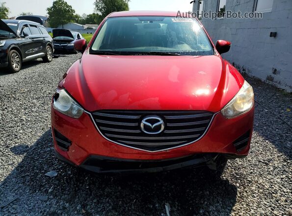JM3KE4BY0G0793533 2016 MAZDA CX-5 Red Widok z przodu