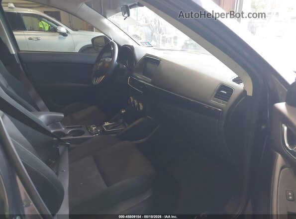 JM3KE4BY3G0805142 2016 MAZDA CX-5 Gray Widok wnętrza z przodu