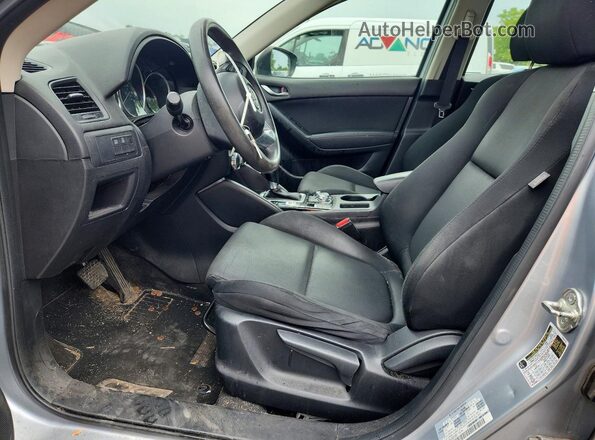 JM3KE4BY4G0613051 2016 MAZDA CX-5 Gray Widok wnętrza z przodu