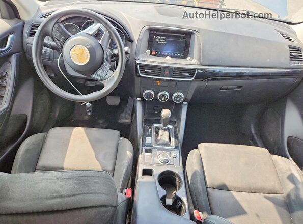 JM3KE4BY4G0711447 2016 MAZDA CX-5 Silver წინა პანელის ხედი