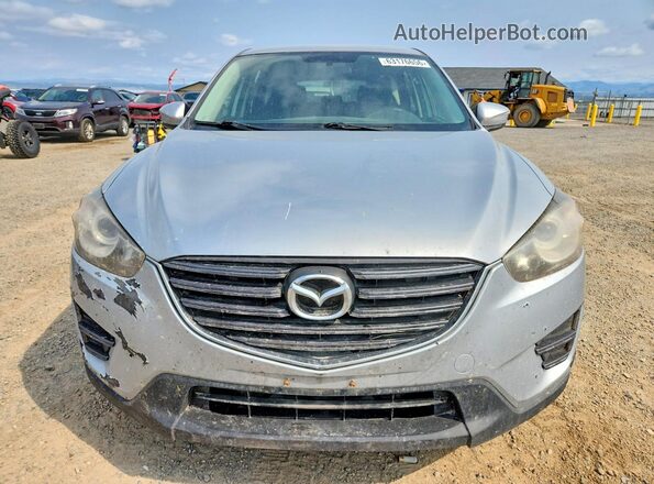 JM3KE4BY4G0711447 2016 MAZDA CX-5 Silver წინა ხედი